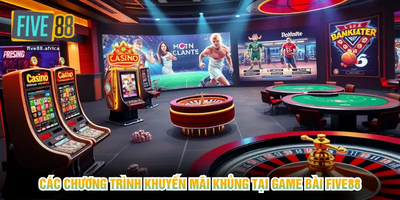 Các chương trình khuyến mãi khủng tại game bài FIVE88