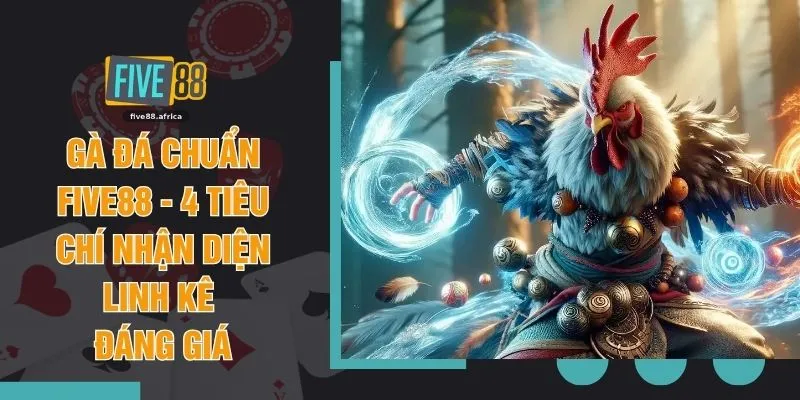 Gà Đá Chuẩn FIVE88 - 4 Tiêu Chí Nhận Diện Linh Kê Đáng Giá