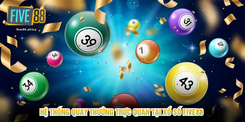 Hệ thống quay thưởng trực quan tại xổ số FIVE88 