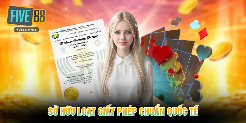 Sở hữu loạt giấy phép chuẩn quốc tế